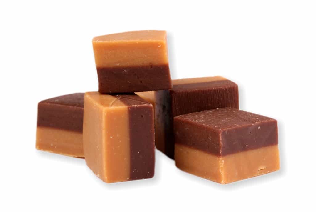 Karamelový fondán DUO (čokoláda, vanilka)