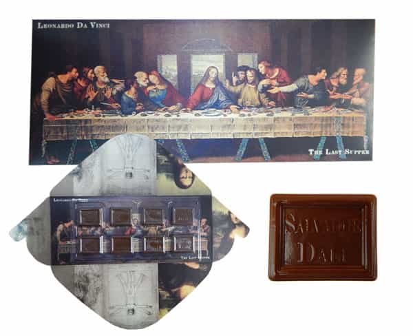 Fikar mléčná čokoláda - obálka Leonardo Da Vinci 60g