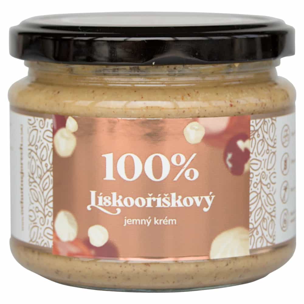 100% Lískooříškový jemný krém