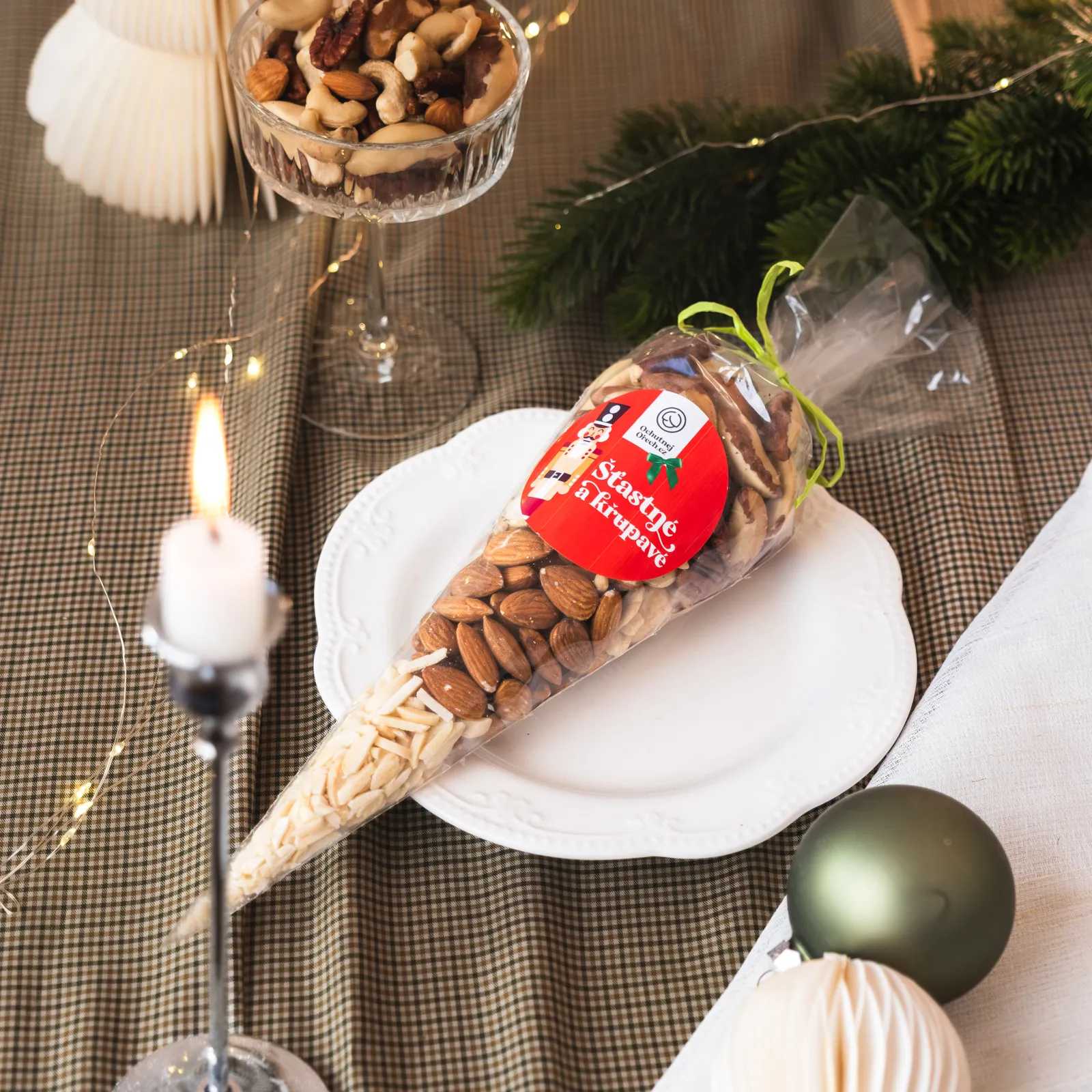 Dárkový kornout Šťastné a Křupavé 300g