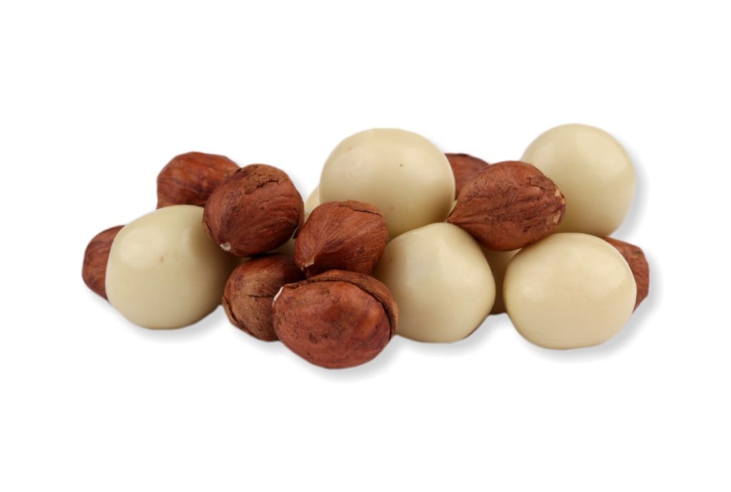 Lískové ořechy v BÍLÉ čokoládě