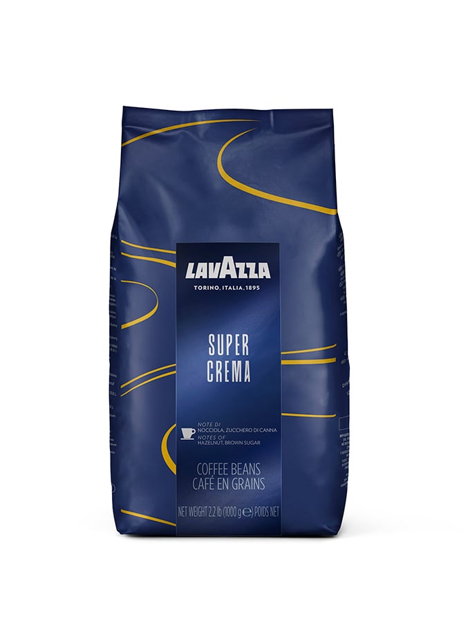 Lavazza Super Crema - zrnková káva 1kg