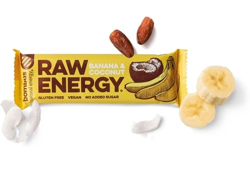 Bombus RAW Energy banán a kokos 50 g