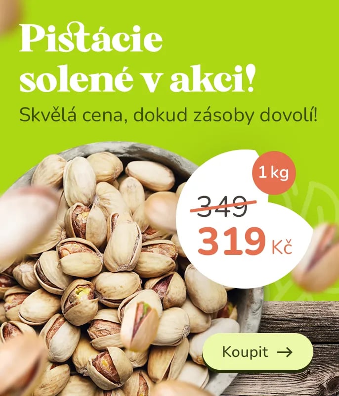 Pistácie solené 1kg v akci