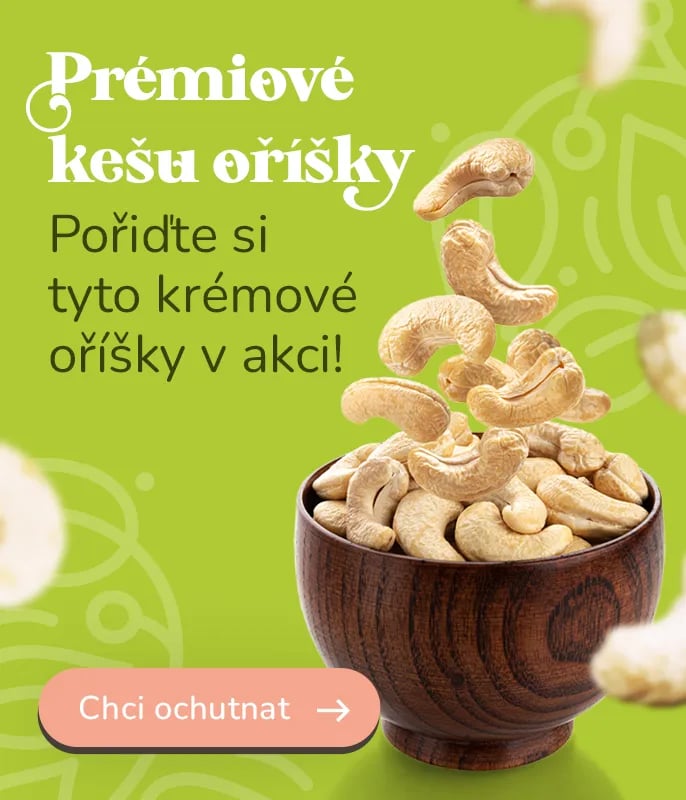 Prémiové kešu v akci