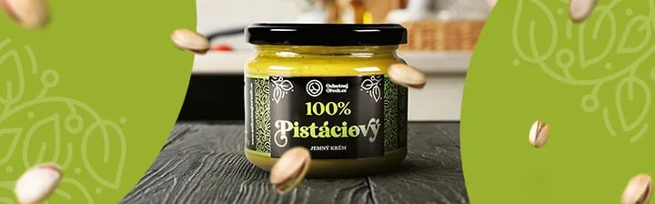 15% sleva na pistáciové máslo