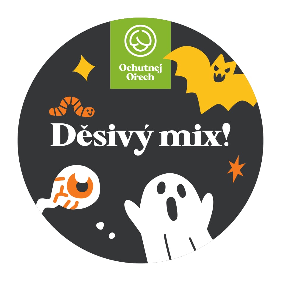 Dárkový oříškový kornout Děsivý mix!
