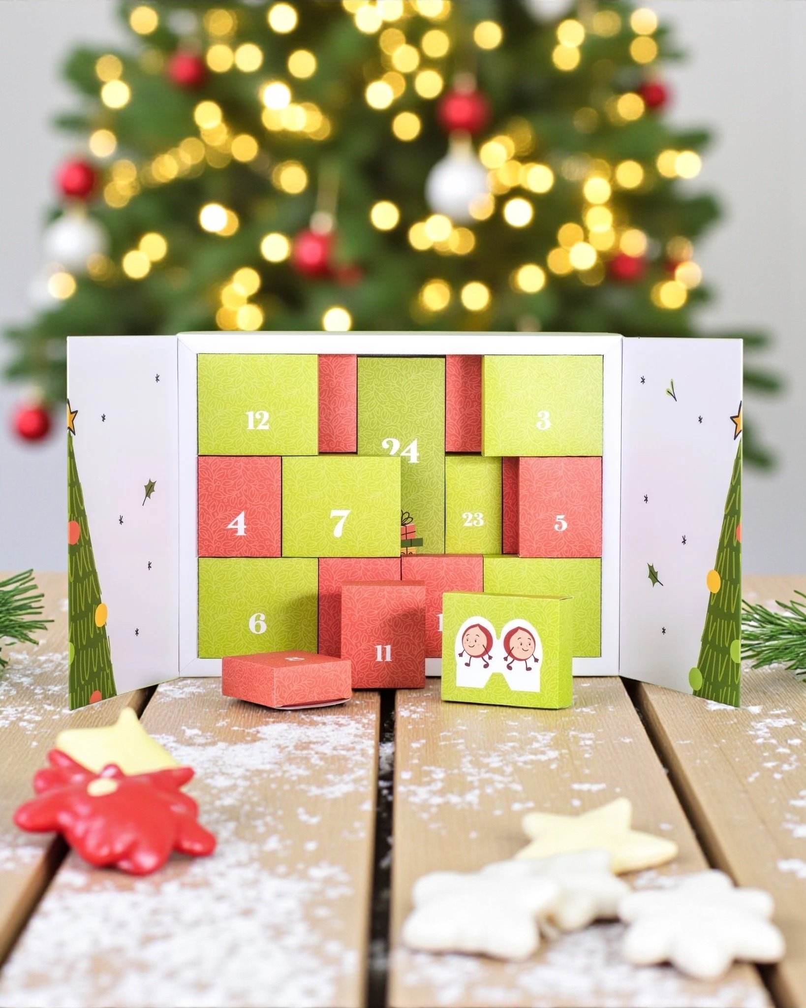 Adventní kalendář – obsah a balení