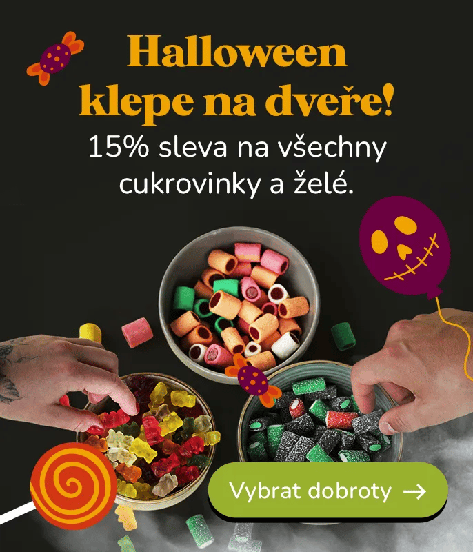 Halloween klepe na dveře! Slevy až 15%!