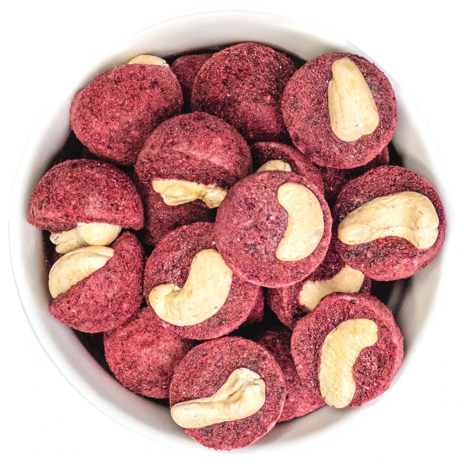 Zmrzlinový kopeček borůvka a kešu