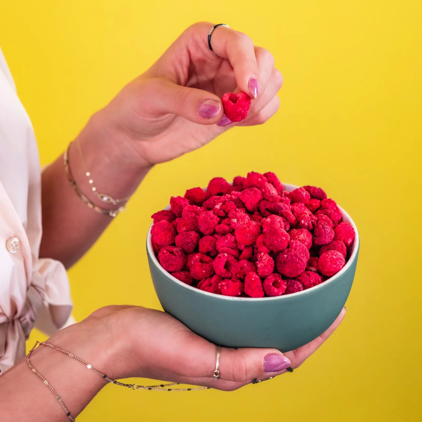 Lyofilizované maliny (mrazem sušené)