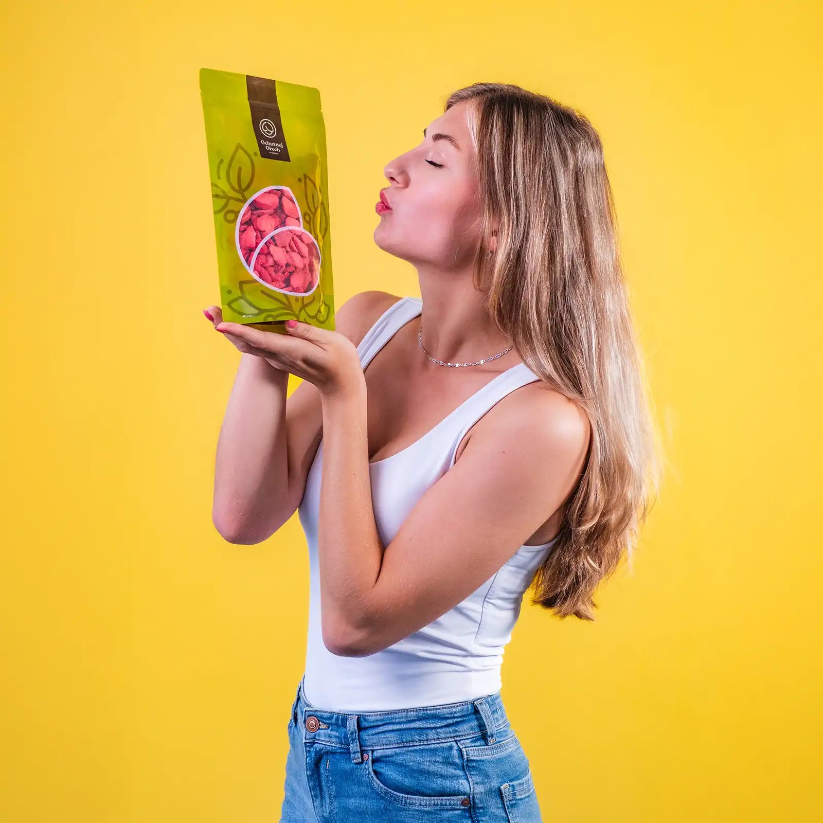 Lyofilizované jahody (mrazem sušené)