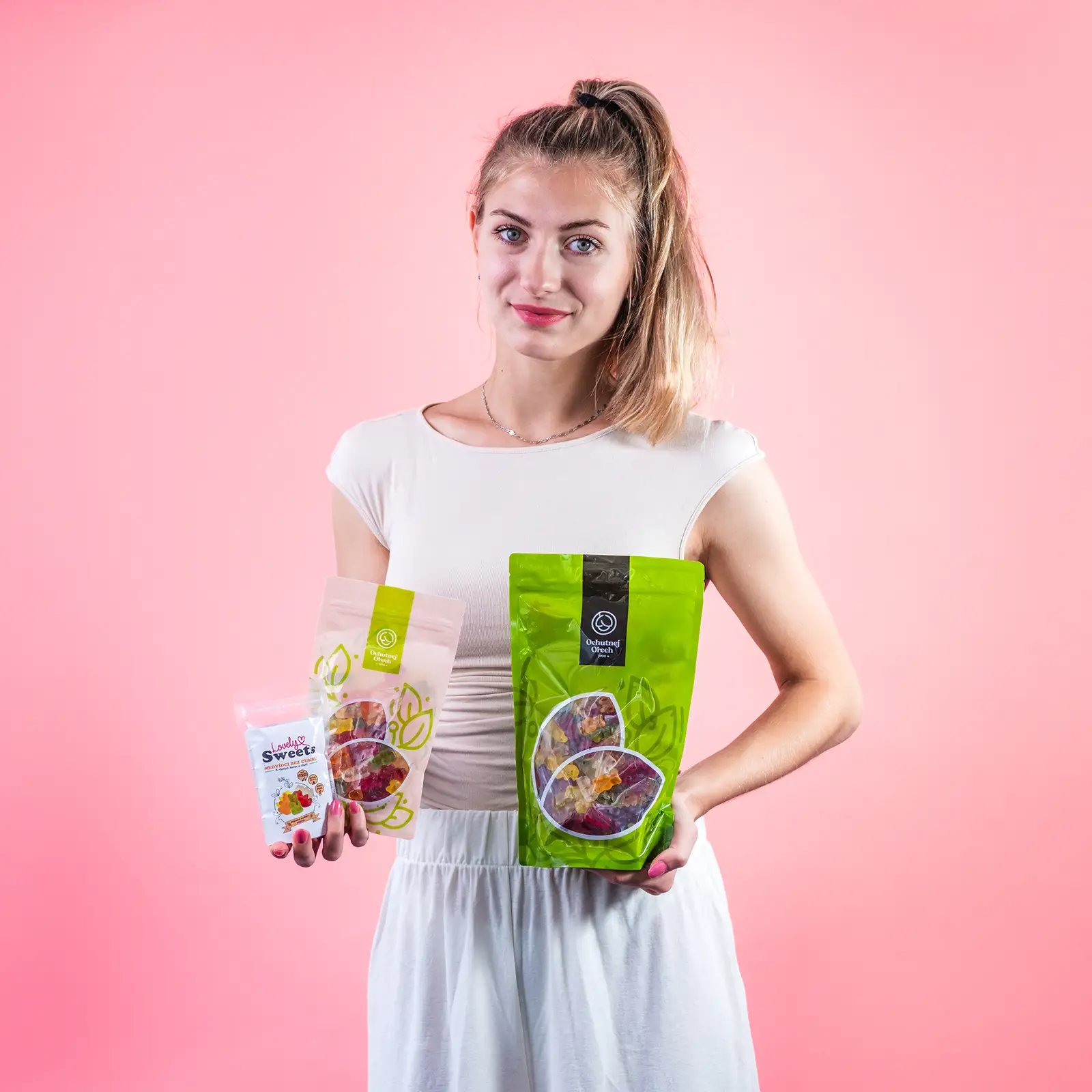 želé medvídci se stévií