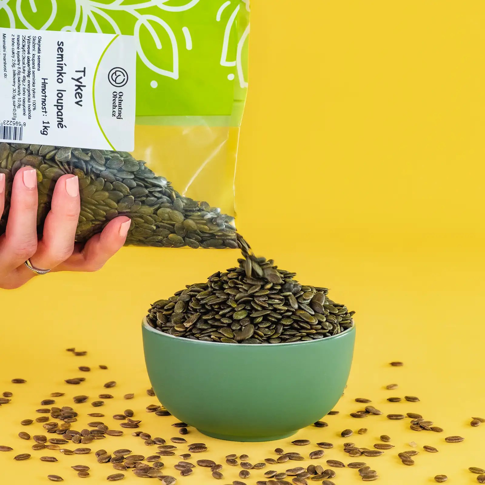 Dýňové semínko loupané - tykev