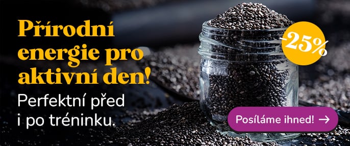 Chia semínka - sleva -25% - na všechna balení!