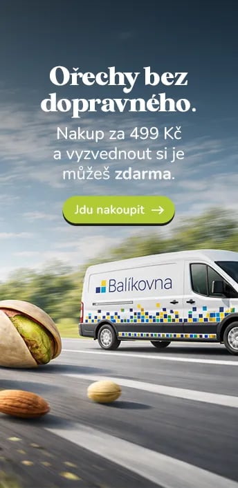 DOPRAVA ZDARMA nad 499Kč - do výdejních míst Balíkovny