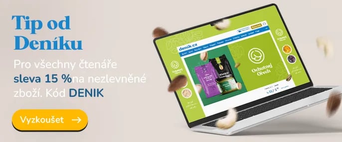 S kódem Deník sleva 15% na vše nezlevněné