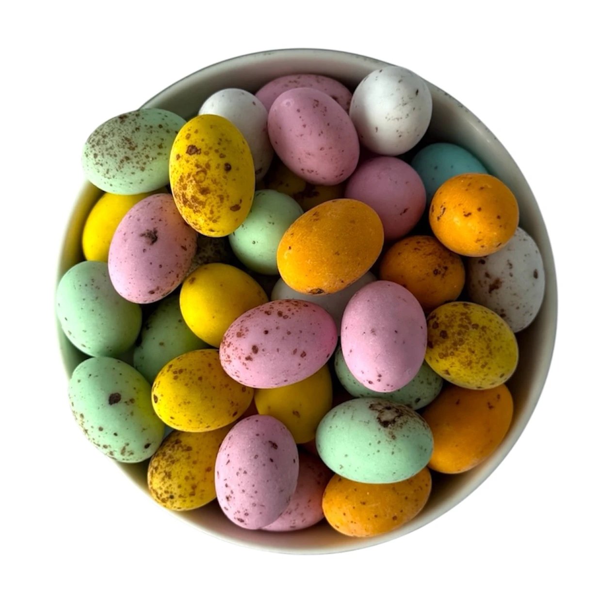 Barevná vajíčka s lískooříškovým krémem