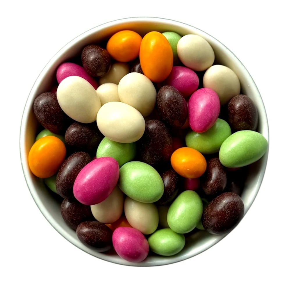 Pastelové mandle mix příchutí