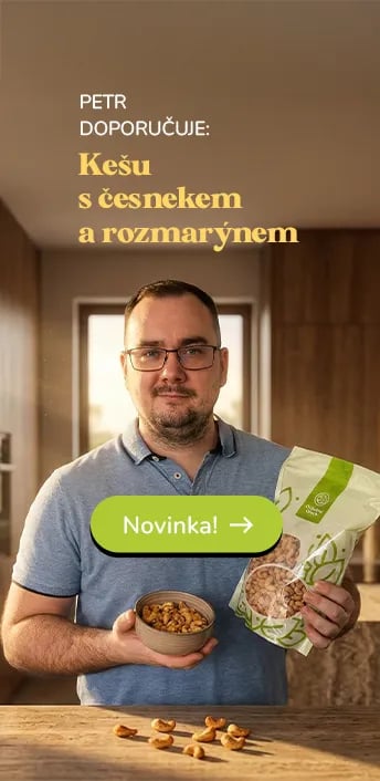 Nové kešu s česnekem a rozmarýnem
