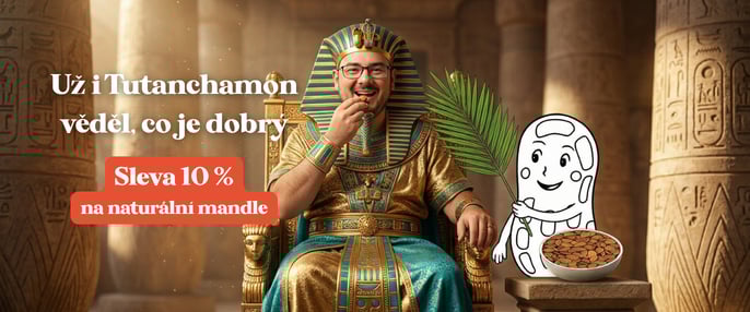 Naturální mandle v akci