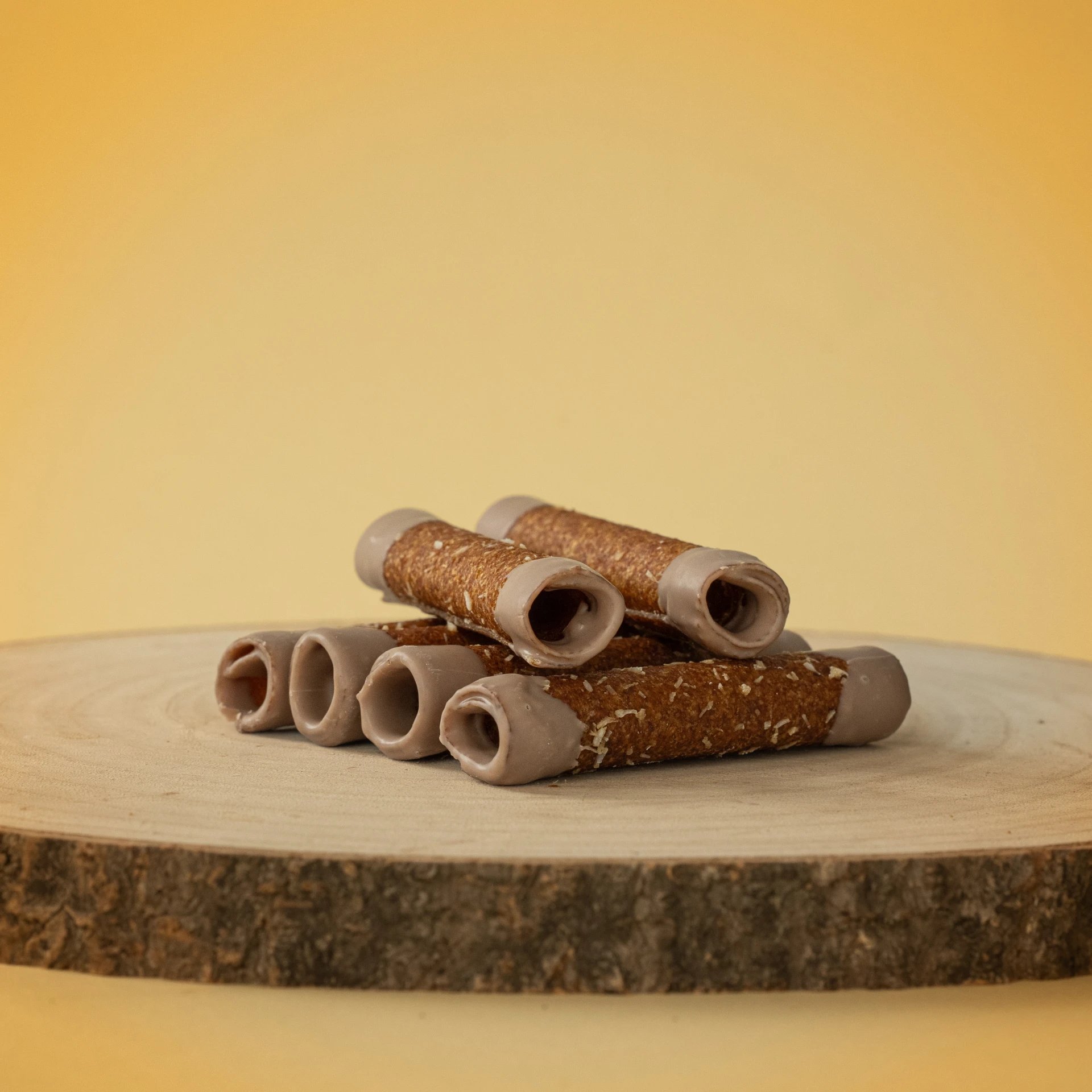 Mlsík jablečné trubičky máčené v KARAMELOVÉ polevě