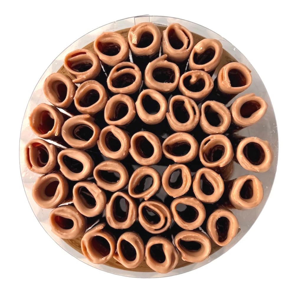 Mlsík jablečné trubičky máčené v KARAMELOVÉ polevě