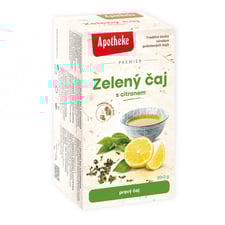 Apotheke Zelený čaj s citronem 20 sáčků