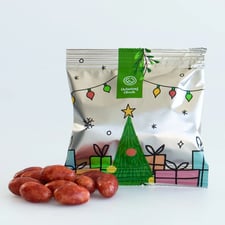 Ochutnej Vánoce - Mandle JAHODOVÉ v bílé čokoládě