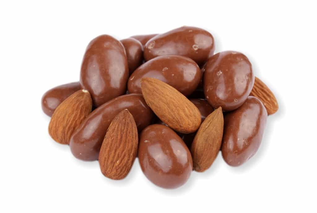 Mandle v mléčné čokoládě