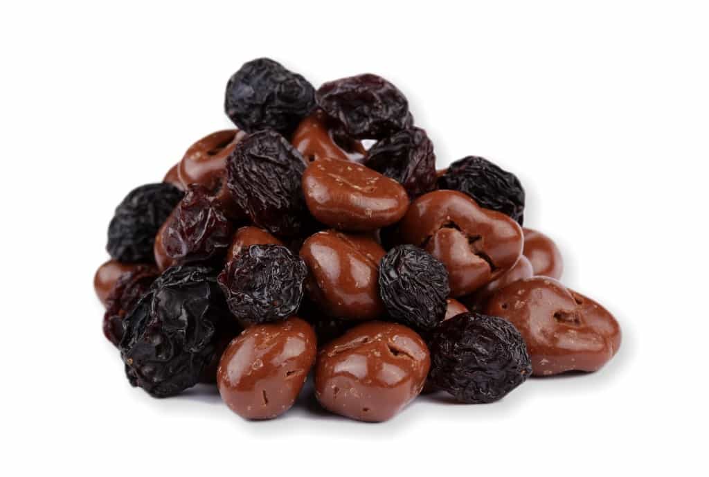 Rozinky JUMBO v mléčné čokoládě