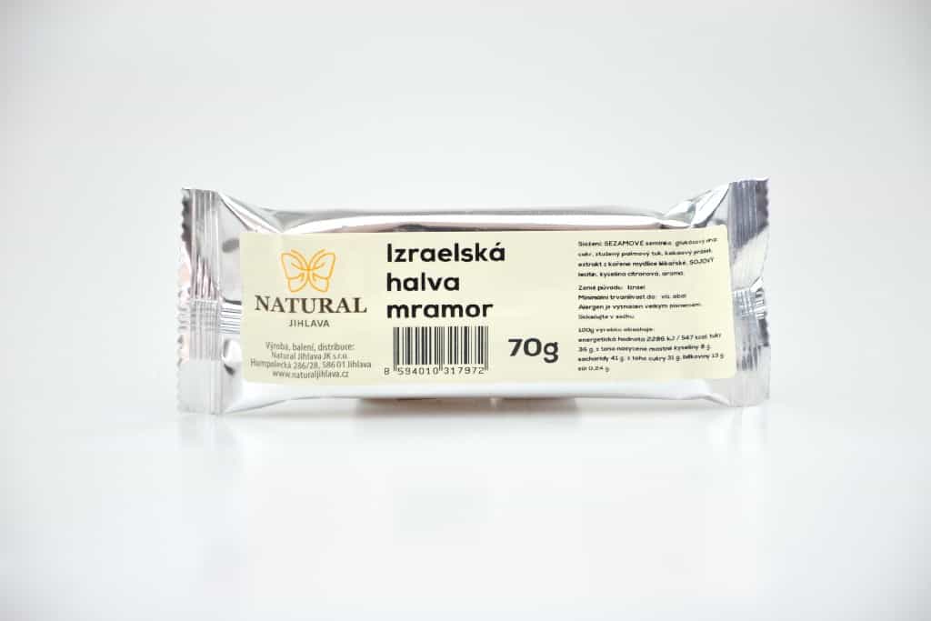 Chalva sezamová Izrael mramorová tyčinka