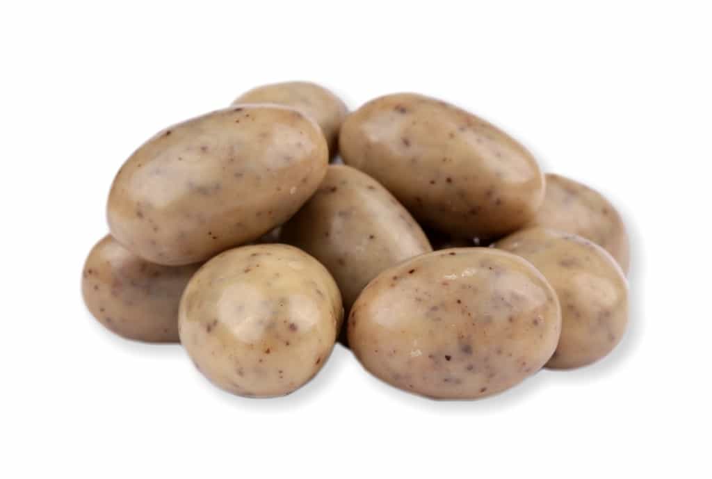 Mandle s KÁVOU v bílé čokoládě