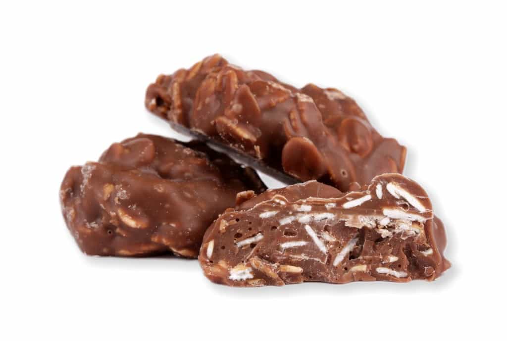 Hrudky kokosové v mléčné čokoládě