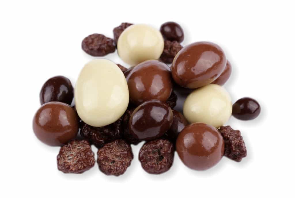 Mix ořechů v čokoládě bez přidaného cukru