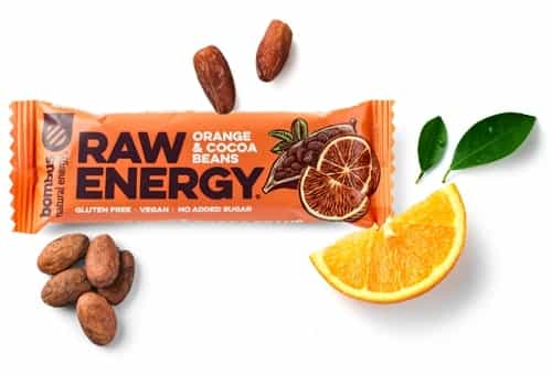 Bombus Raw ENERGY pomeranč a kakaové boby 50 g