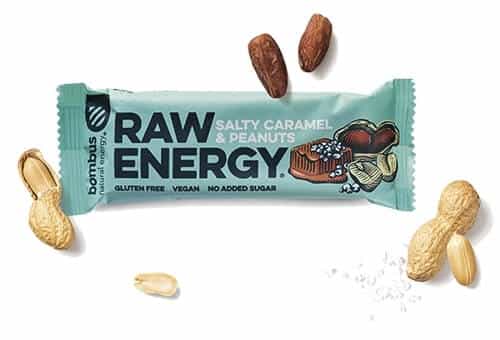 Bombus RAW Energy slaný karamel a arašídy 50 g