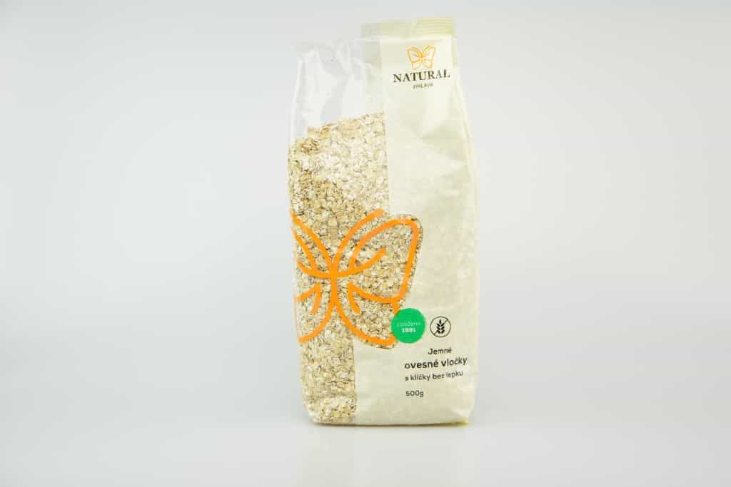 Vločky ovesné jemné s klíčky bez lepku Anglie Natural 500g