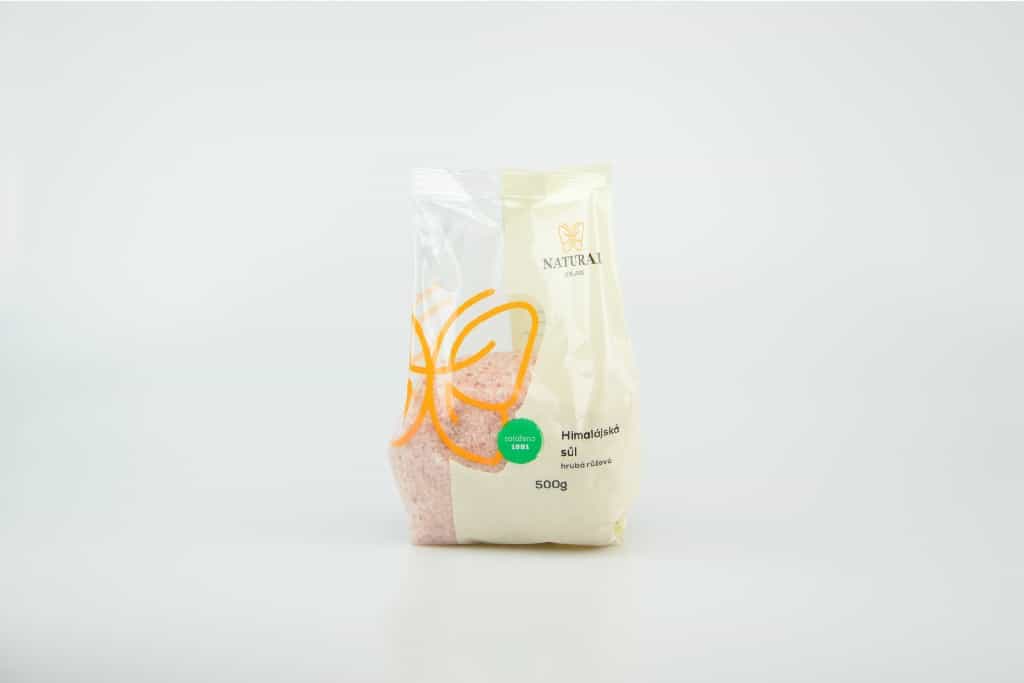 Sůl himalájská růžová HRUBÁ Natural 500g