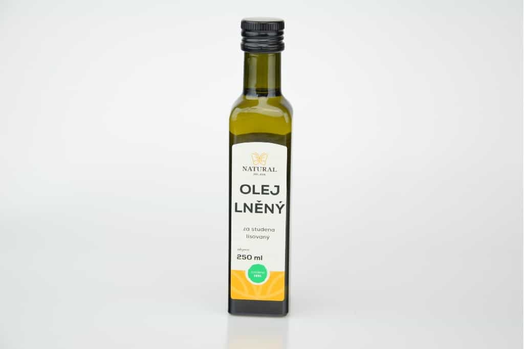 Olej lněný za studena lisovaný Natural 250ml