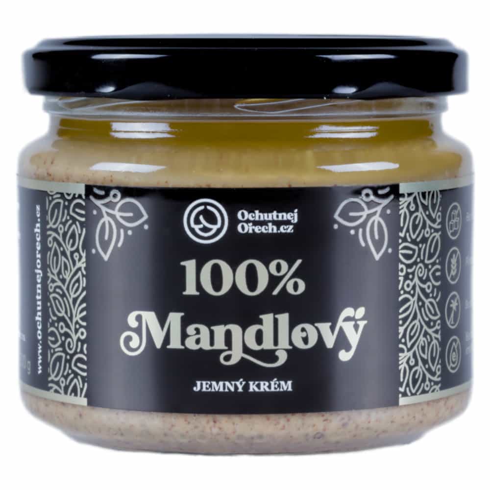 100% Mandlové máslo jemné