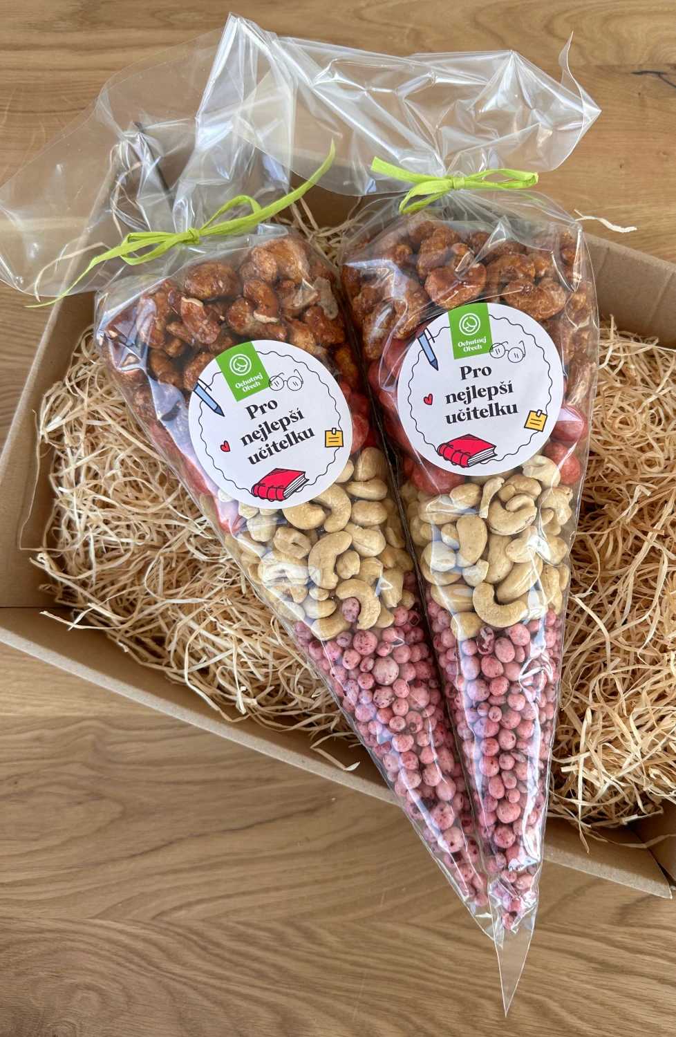 Dárkový kornout Pro nejlepší učitelku