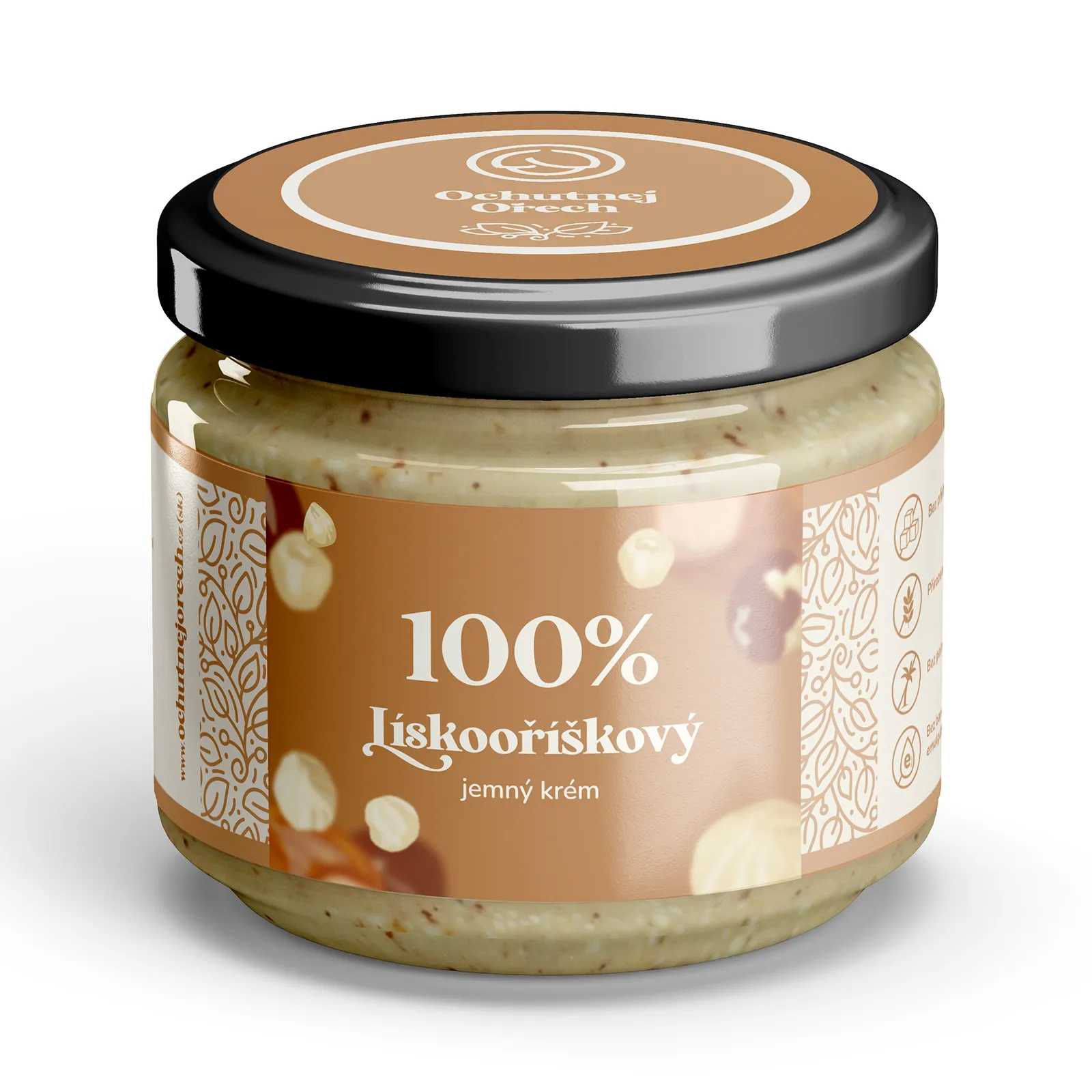 100% lískooříškový jemný krém