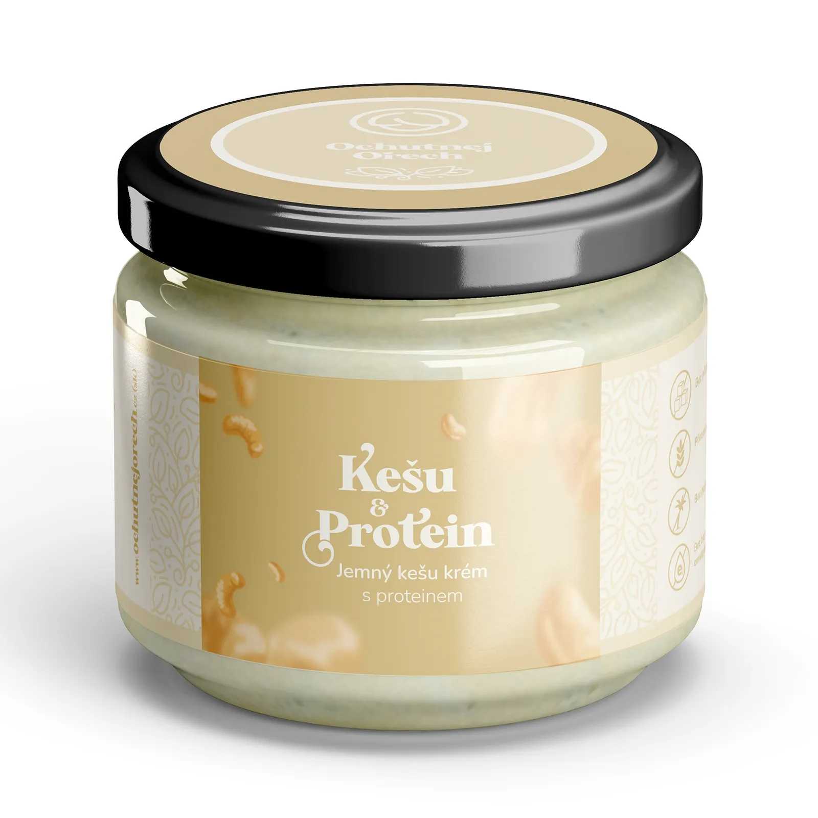 Ořechový krém kešu a protein