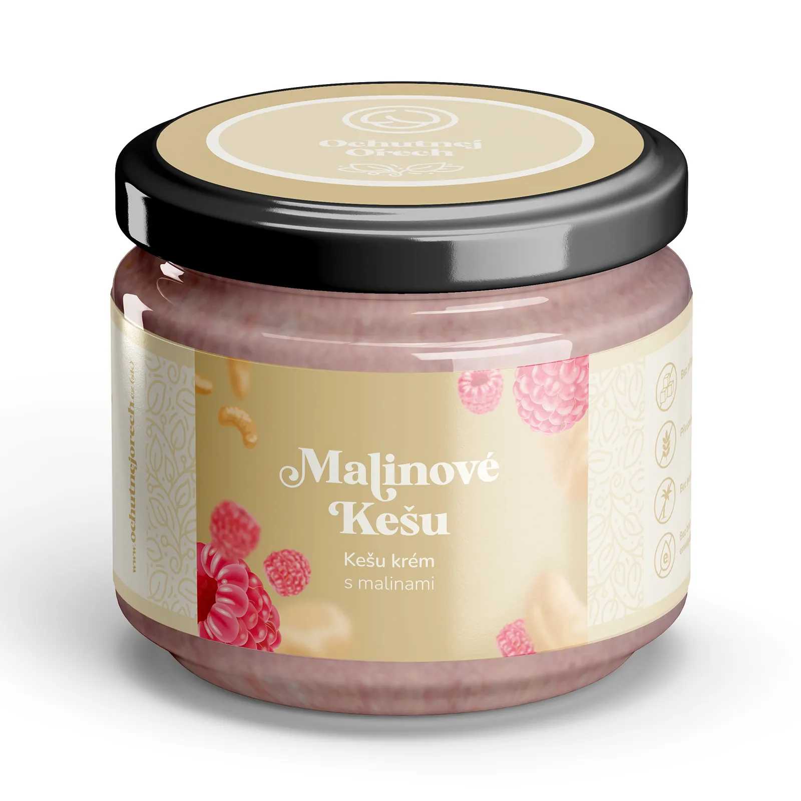 Ořechový krém malinové kešu