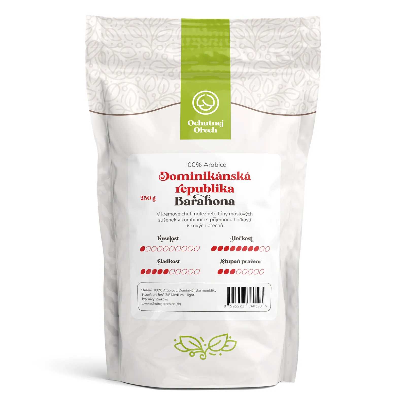 Káva Ochutnej Ořech Dominikánská republika Barahona – zrnková