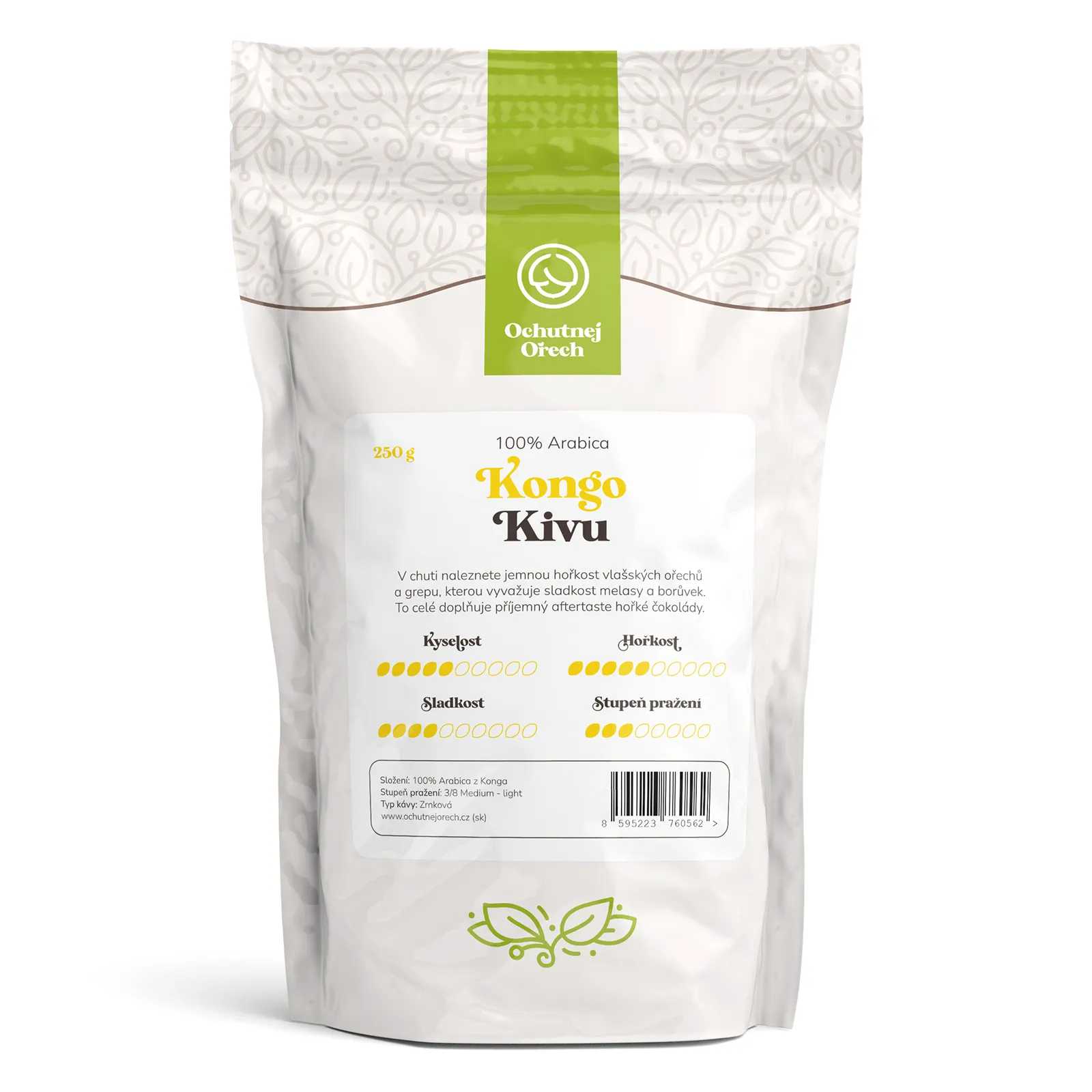 Káva Ochutnej Ořech Kongo Kivu – zrnková