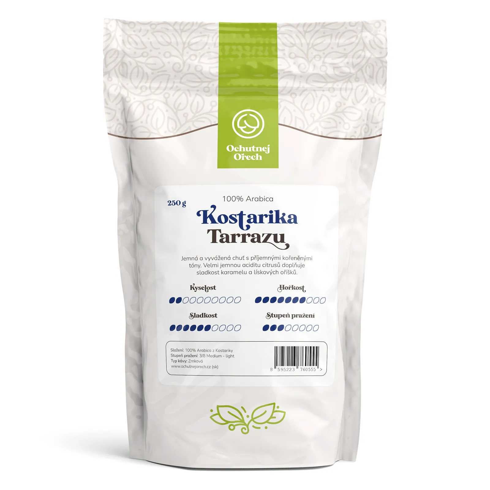Káva Ochutnej Ořech Kostarika Tarrazu – zrnková