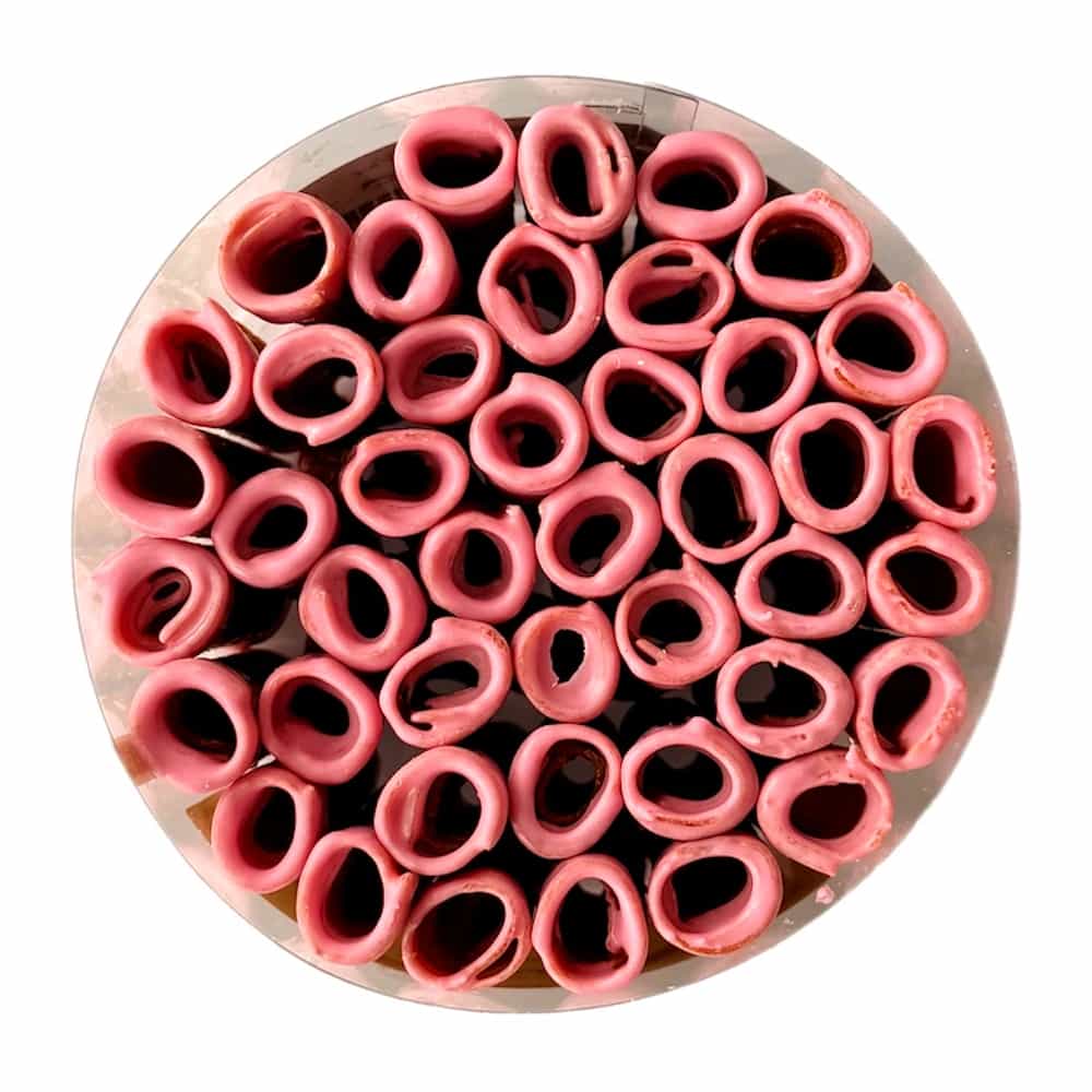 Jablečné trubičky máčené v JAHODOVÉM jogurtu dóza