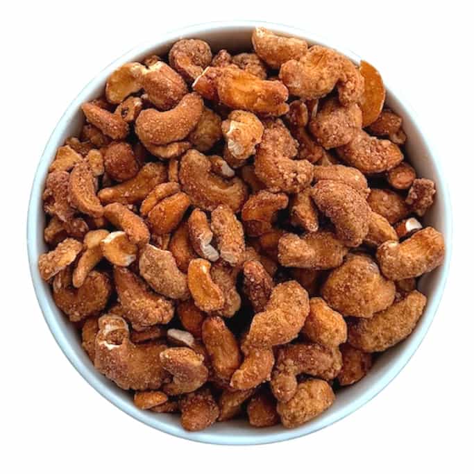 Kešu pražené Javorový sirup a chili
